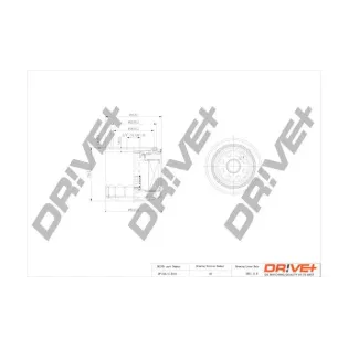 Dr!ve+ DP1110.11.0144 Filtro de aceite