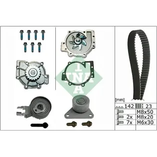 Schaeffler INA 530046730 Bomba de agua + kit correa distribución